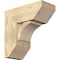 Ekena Millwork Thorton Slat Rough Sawn Bracket w/ Offset Brace, Douglas Fir, 8"W x 18"D x 18"H BKT0806X18X18THR06RDF - alternate 1